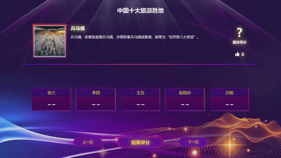 思讯互动-评委评分-默认风格