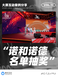 【思讯互动 - Vol-10 诺和诺德定制抽奖 | 大屏互动案例分享】