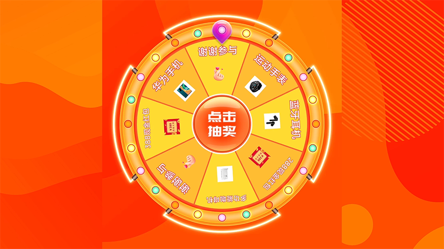 思讯互动-簽到有礼-大轉盤